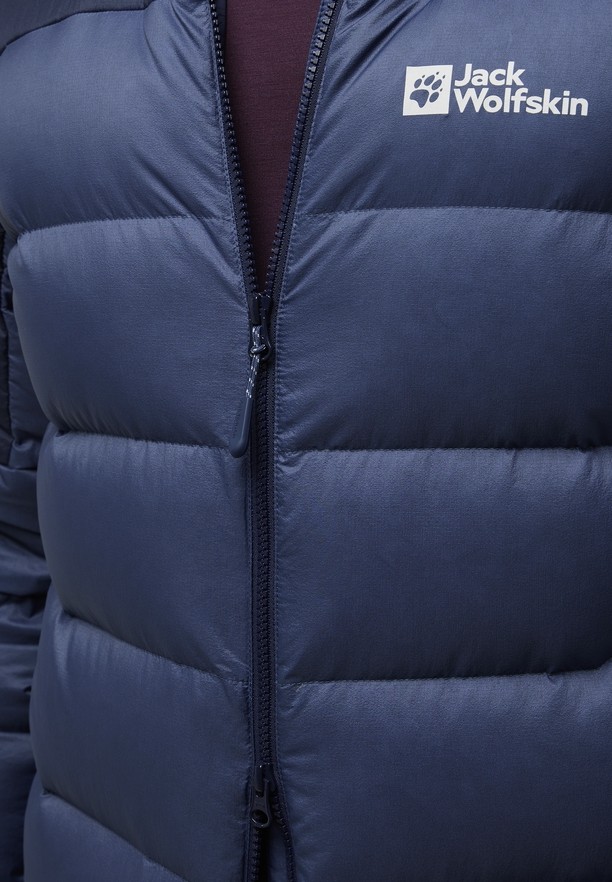 Jack Wolfskin Nebelhorn Hoody Donsjas Heren Donkerblauw | 76764699