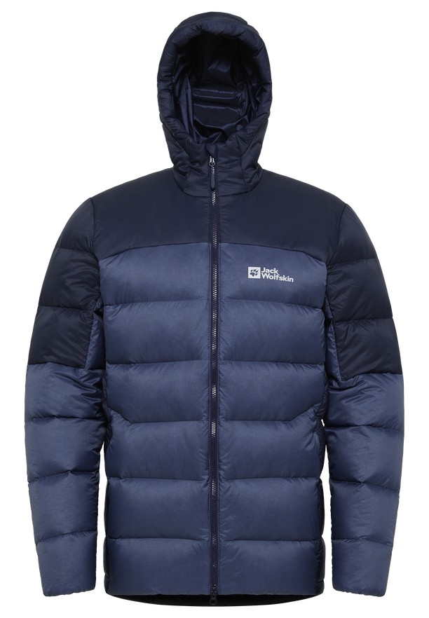 Jack Wolfskin Nebelhorn Hoody Donsjas Heren Donkerblauw | 76764699