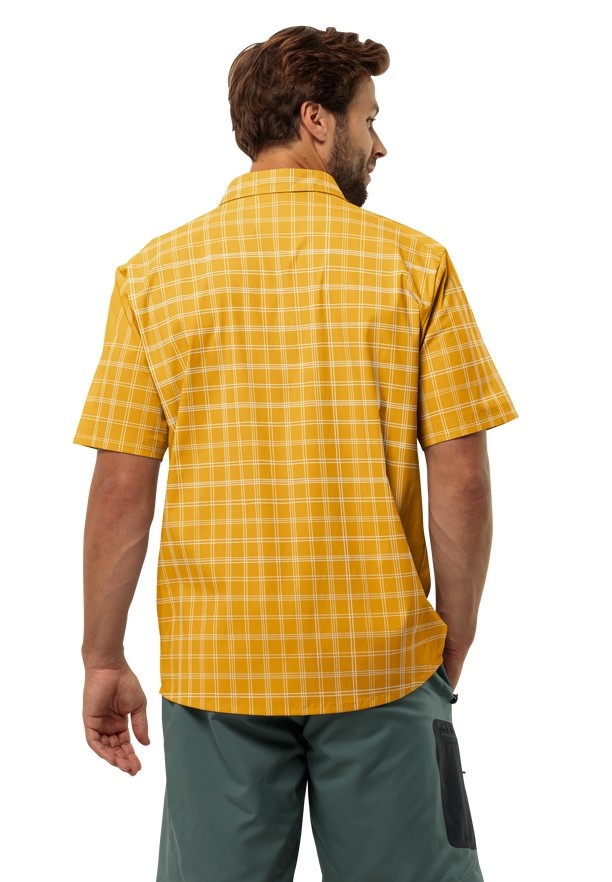 Jack Wolfskin Norbo S/s Overhemd Heren Geel | 78177461