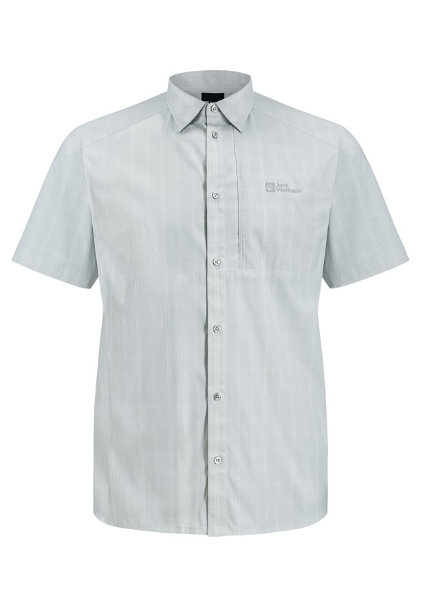 Jack Wolfskin Norbo S/s Overhemd Heren Grijs | 91297983