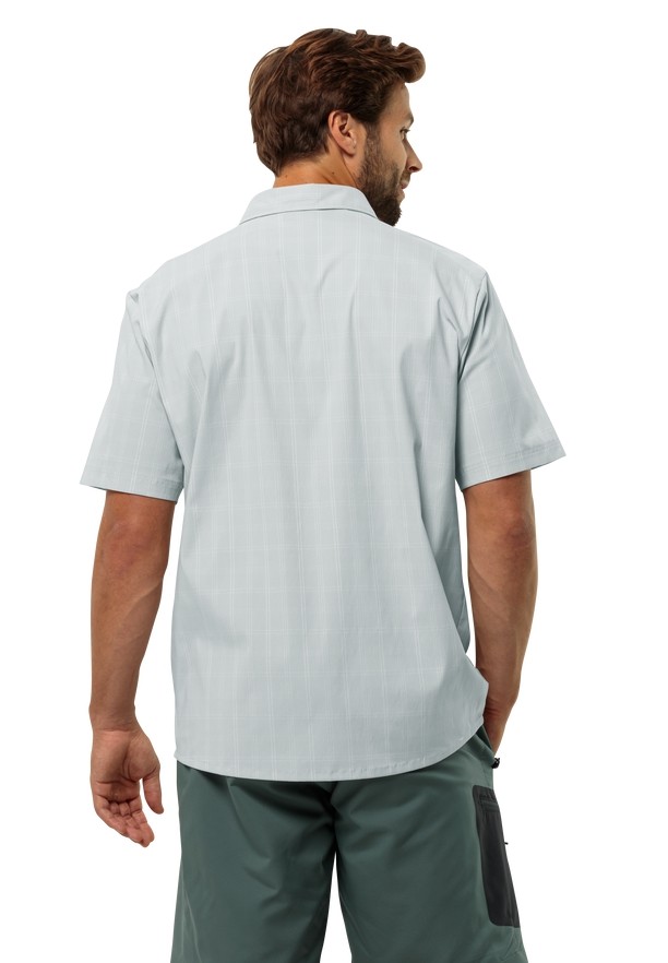 Jack Wolfskin Norbo S/s Overhemd Heren Grijs | 91297983