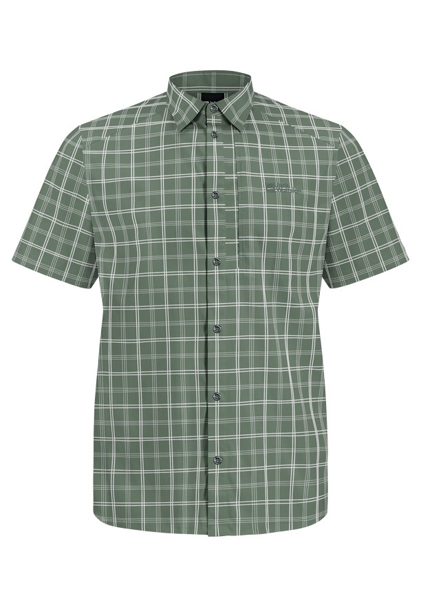 Jack Wolfskin Norbo S/s Overhemd Heren Groen | 82753930