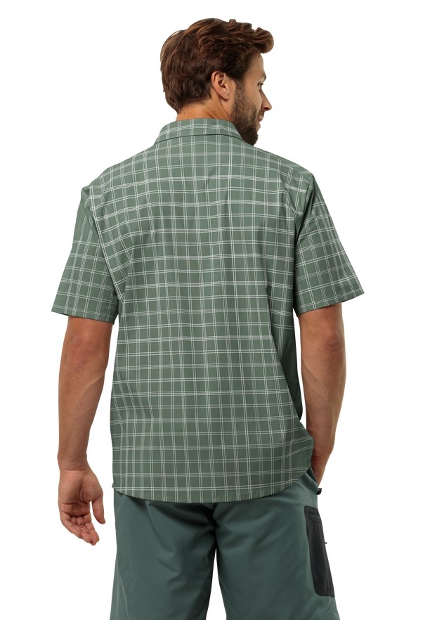 Jack Wolfskin Norbo S/s Overhemd Heren Groen | 82753930
