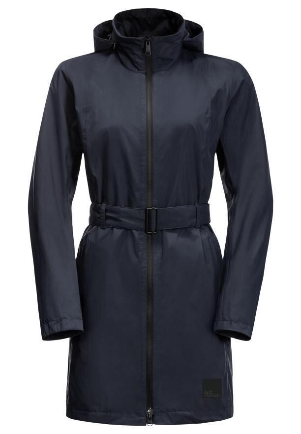 Jack Wolfskin Norden Port Regenjas Dames Donkerblauw | 12560777