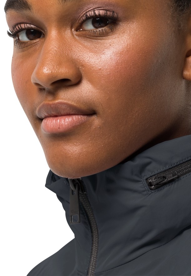 Jack Wolfskin Norden Port Regenjas Dames Zwart | 16610867