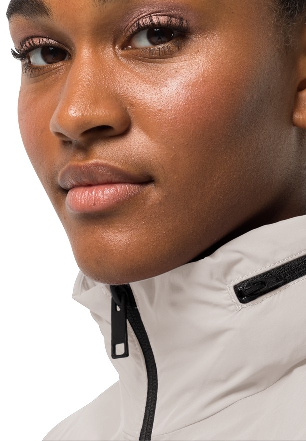 Jack Wolfskin Norden Port Regenjas Dames Wit | 45239877