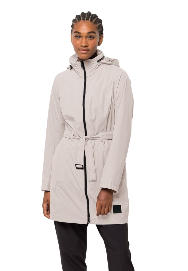 Jack Wolfskin Norden Port Regenjas Dames Wit | 45239877