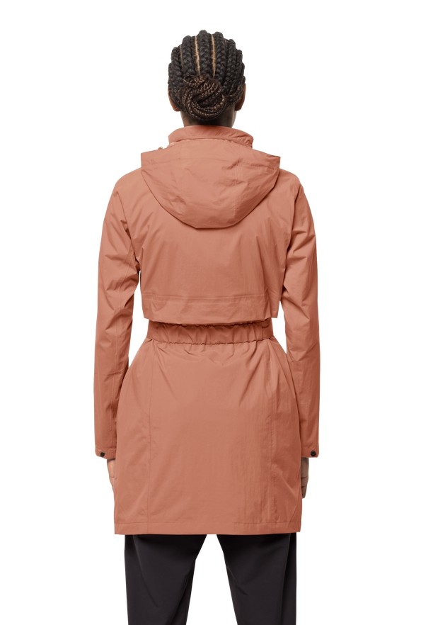 Jack Wolfskin Norden Port Regenjas Dames Roze | 46632051