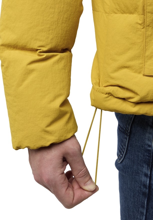 Jack Wolfskin Nordlicht Donsjas Heren Geel | 95220741