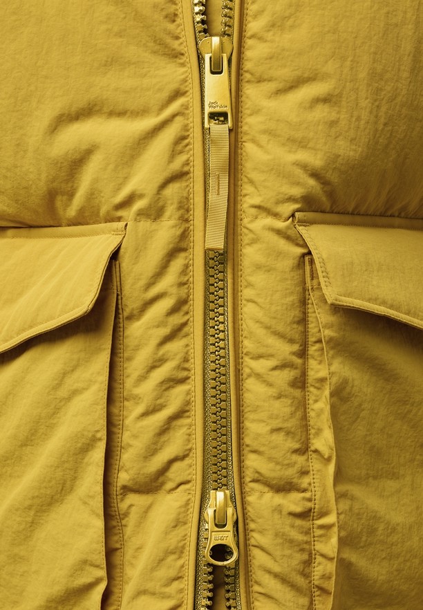 Jack Wolfskin Nordlicht Donsjas Heren Geel | 95220741