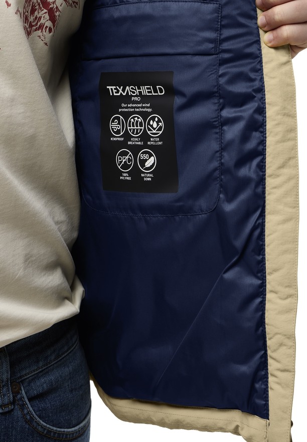 Jack Wolfskin Nordlicht Donsjas Heren Khaki | 58867730