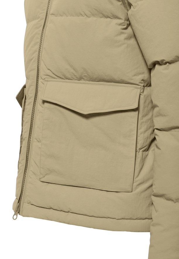 Jack Wolfskin Nordlicht Donsjas Heren Khaki | 58867730