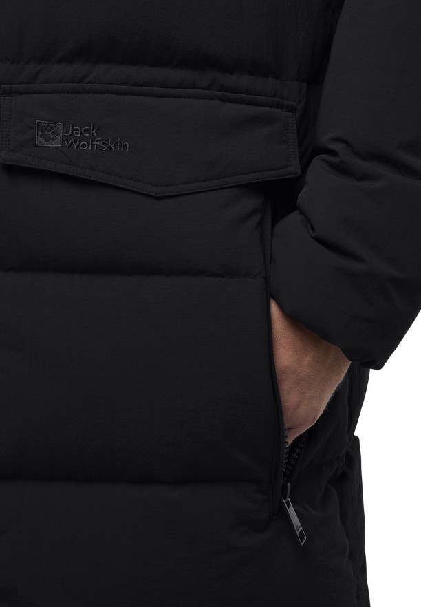 Jack Wolfskin Nordlicht Donsjas Heren Zwart | 76215468