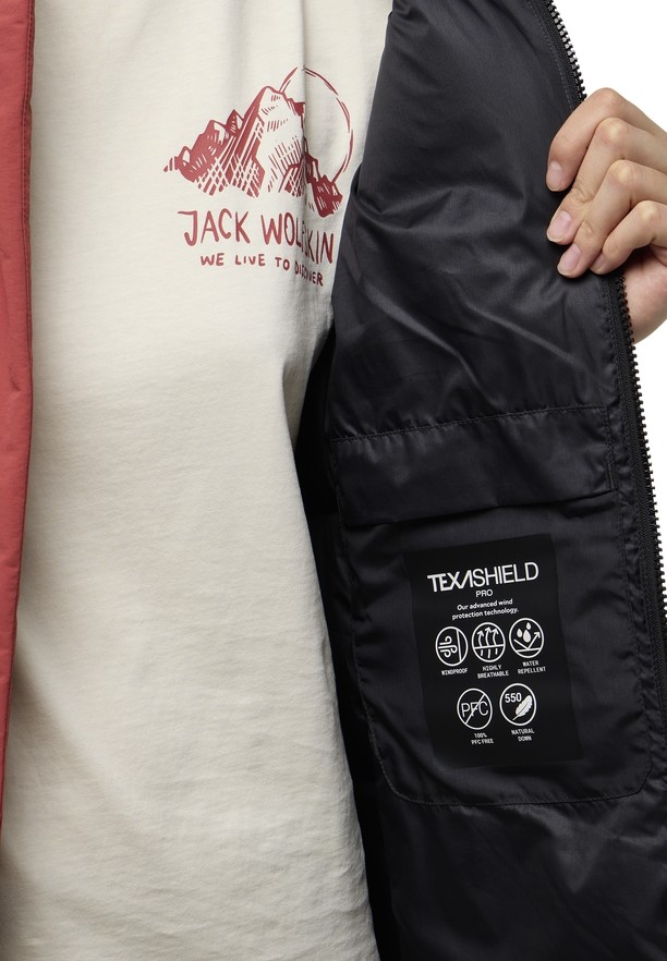 Jack Wolfskin Nordlicht Donzen Jassen Dames Rood | 47412713