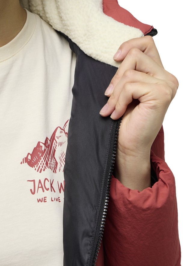 Jack Wolfskin Nordlicht Donzen Jassen Dames Rood | 47412713
