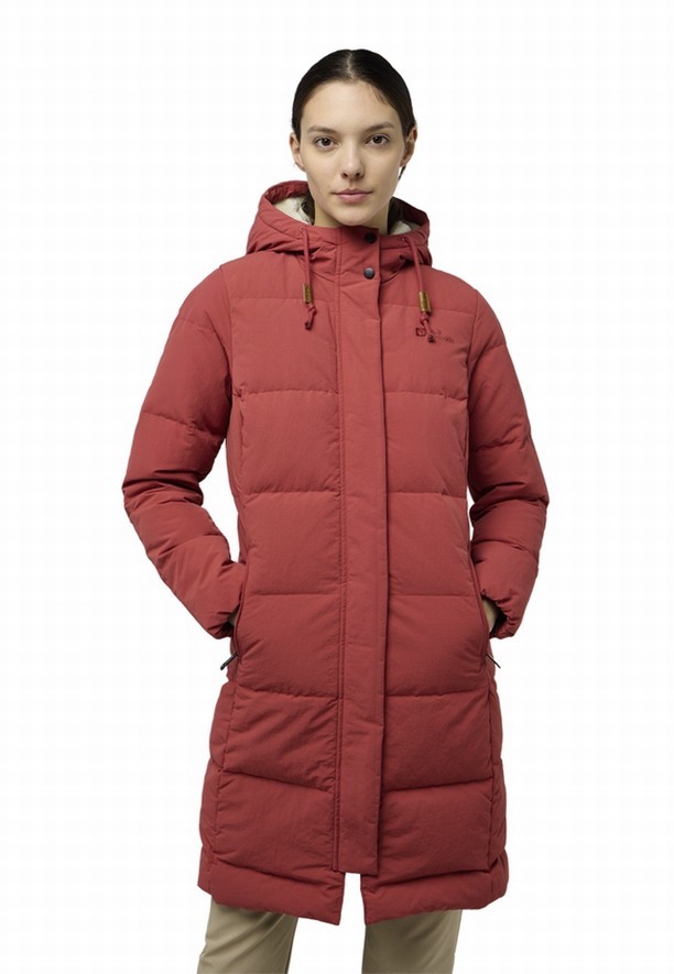 Jack Wolfskin Nordlicht Donzen Jassen Dames Rood | 47412713