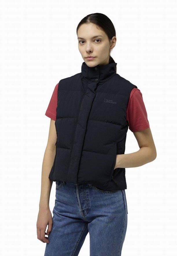 Jack Wolfskin Nordlicht Vest Dames Donkerblauw | 65253096