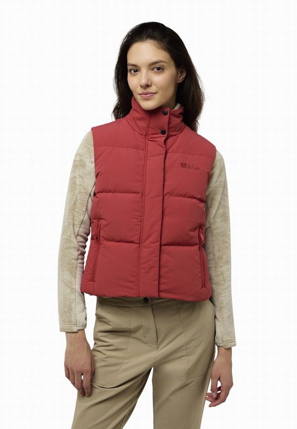 Jack Wolfskin Nordlicht Vest Dames Rood | 19236017