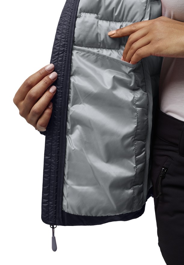 Jack Wolfskin Passamani Donsjas Dames Donkerblauw | 14517394