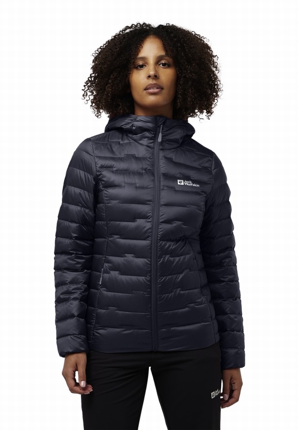 Jack Wolfskin Passamani Donsjas Dames Donkerblauw | 14517394