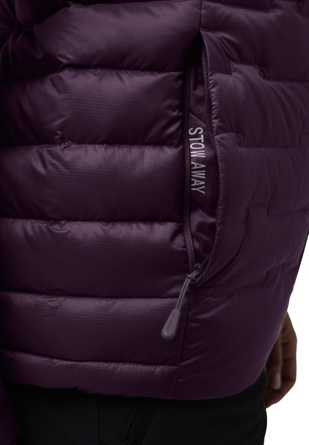 Jack Wolfskin Passamani Donsjas Dames Paars | 67685082