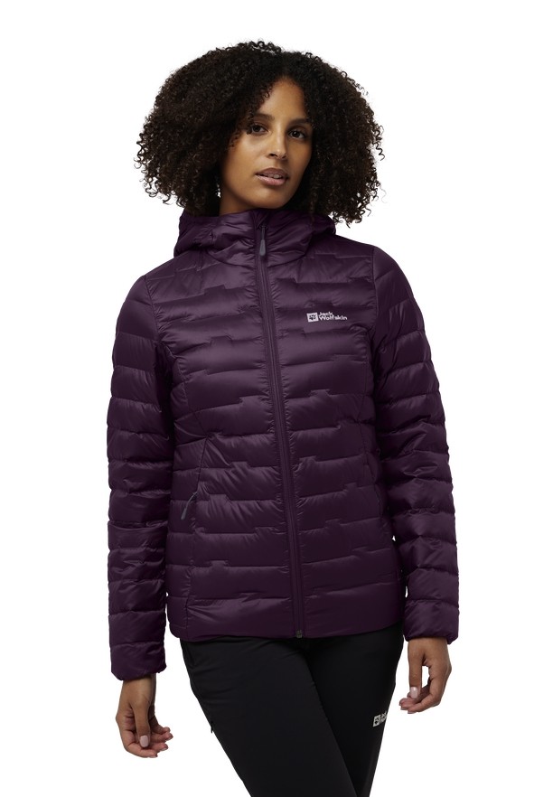 Jack Wolfskin Passamani Donsjas Dames Paars | 67685082