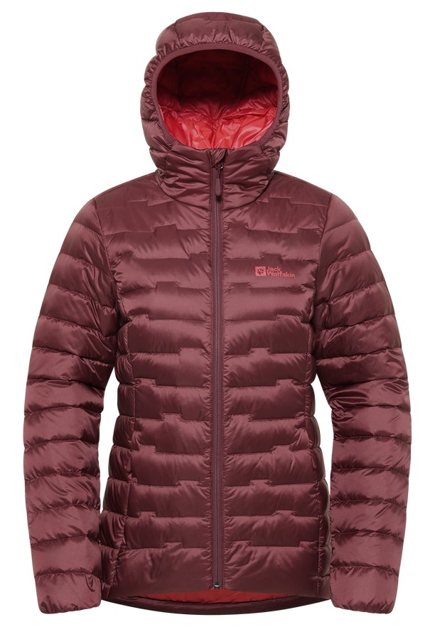 Jack Wolfskin Passamani Donsjas Dames Rood | 83739410
