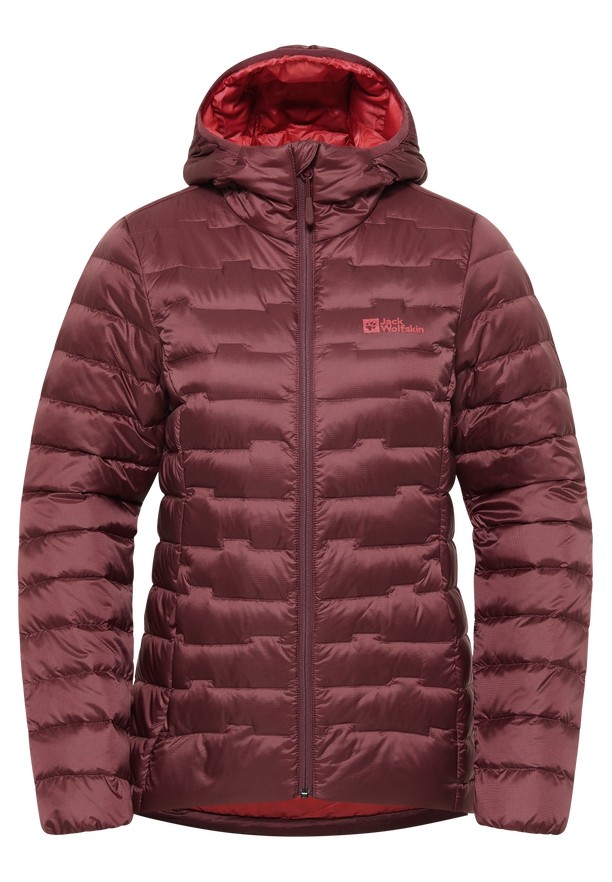 Jack Wolfskin Passamani Donsjas Dames Rood | 83739410