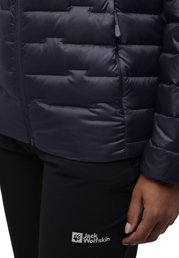 Jack Wolfskin Passamani Donsjas Dames Zwart | 69358026