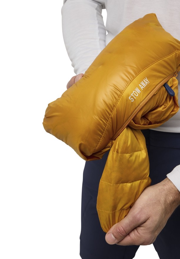Jack Wolfskin Passamani Donsjas Heren Geel | 84040703