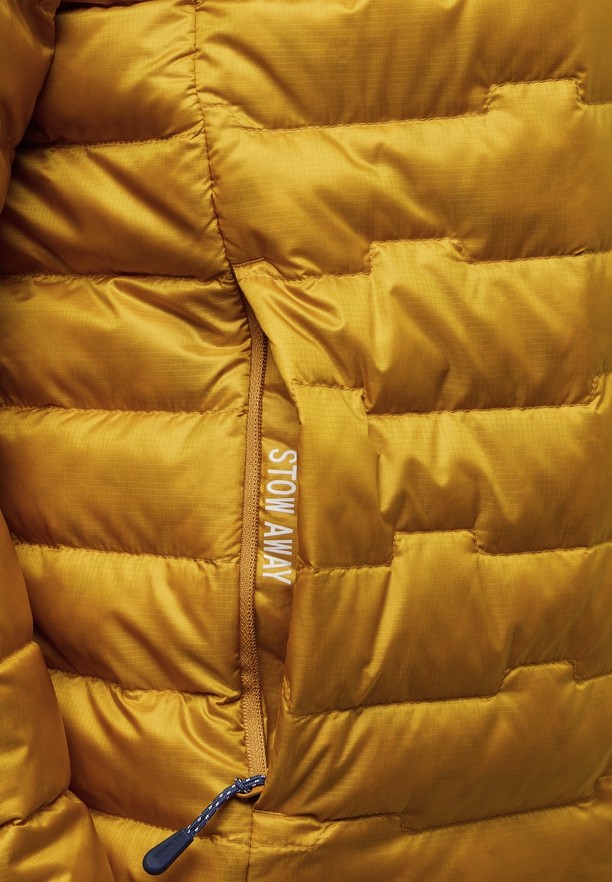 Jack Wolfskin Passamani Donsjas Heren Geel | 84040703