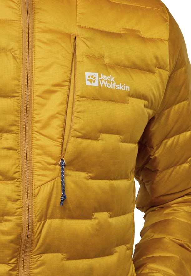 Jack Wolfskin Passamani Donsjas Heren Geel | 84040703
