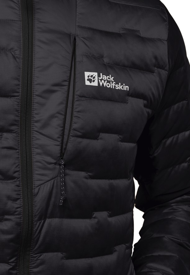 Jack Wolfskin Passamani Donsjas Heren Zwart | 97842114