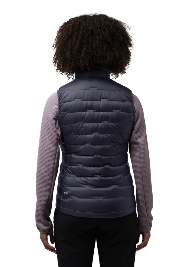Jack Wolfskin Passamani Down Vest Dames Donkerblauw | 28604015