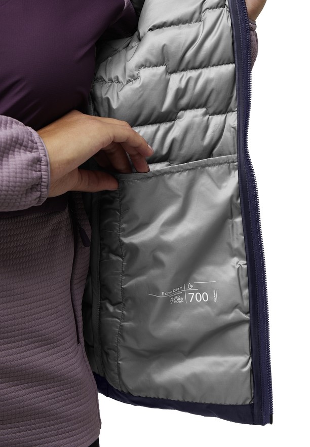 Jack Wolfskin Passamani Down Vest Dames Donkerblauw | 28604015