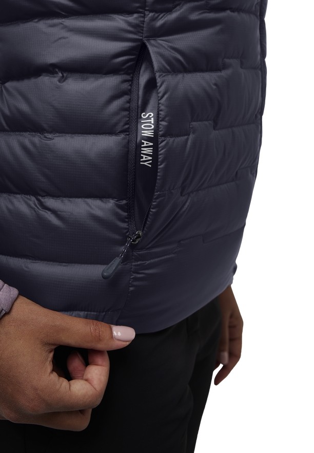 Jack Wolfskin Passamani Down Vest Dames Donkerblauw | 28604015