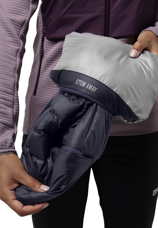 Jack Wolfskin Passamani Down Vest Dames Donkerblauw | 28604015