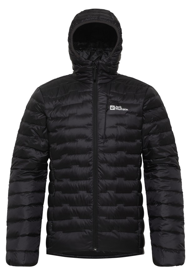 Jack Wolfskin Passamani Hoody Donsjas Heren Zwart | 36077023