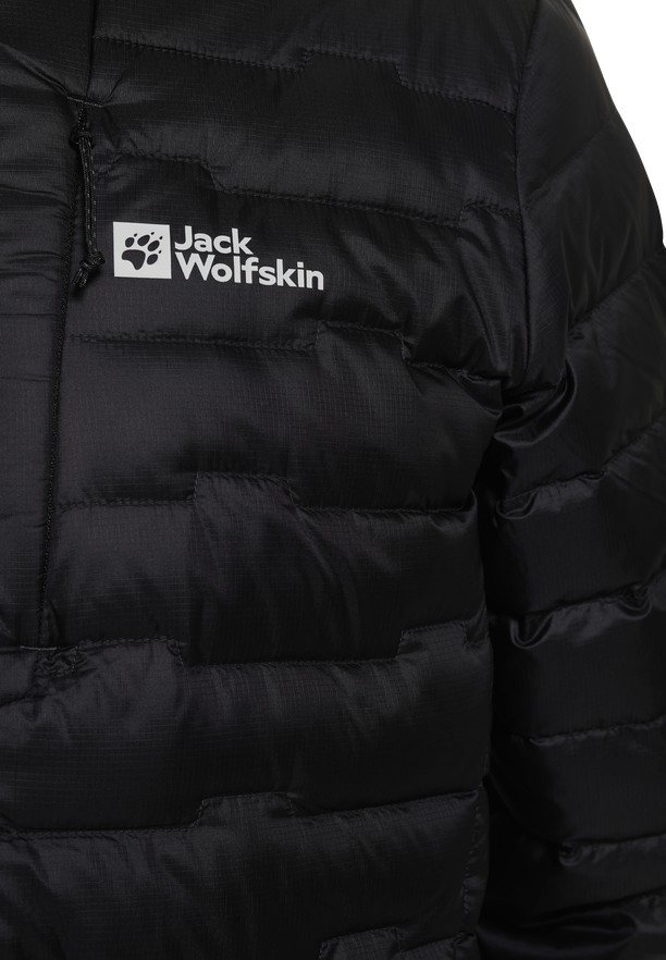 Jack Wolfskin Passamani Hoody Donsjas Heren Zwart | 36077023
