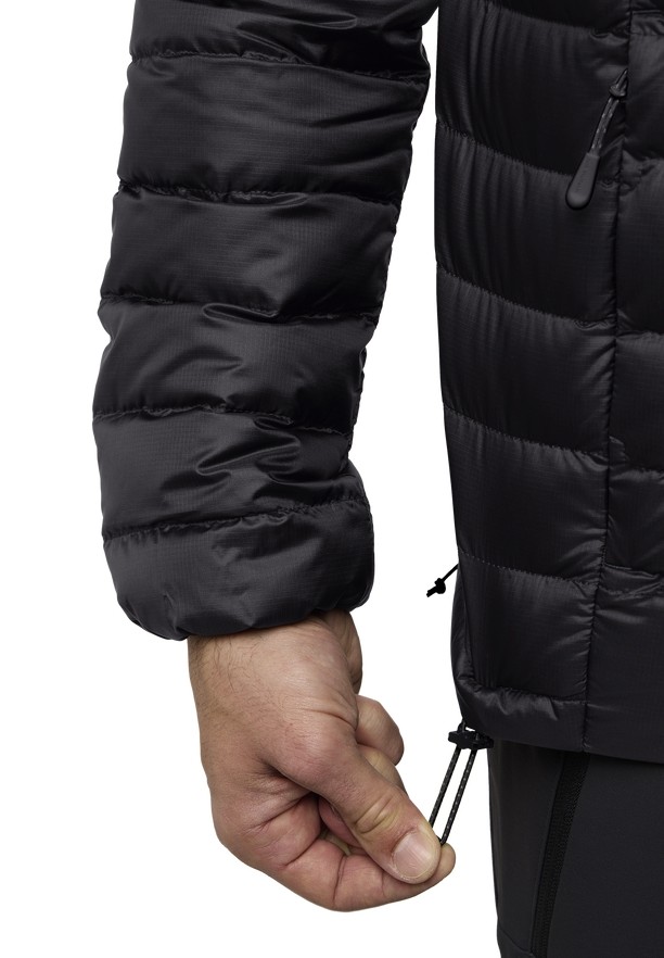 Jack Wolfskin Passamani Hoody Donsjas Heren Zwart | 36077023