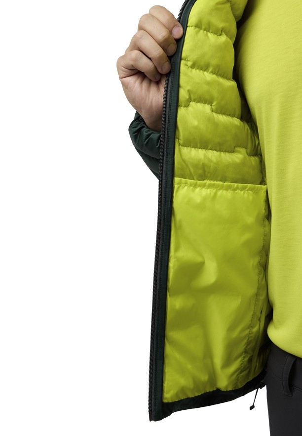 Jack Wolfskin Passamani Hoody Donsjas Heren Groen | 30374436