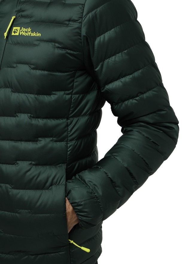 Jack Wolfskin Passamani Hoody Donsjas Heren Groen | 30374436