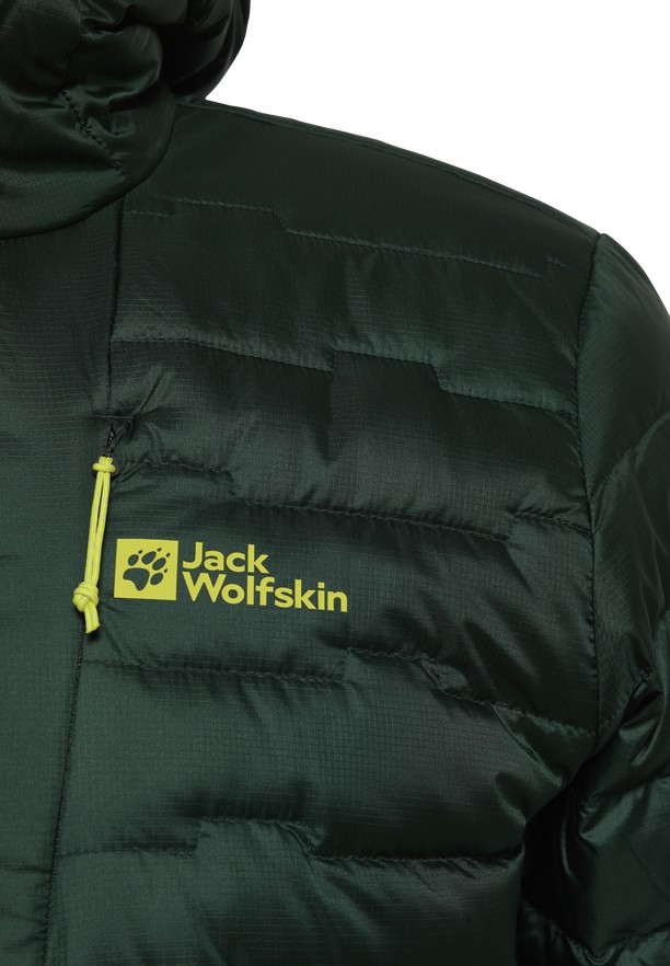 Jack Wolfskin Passamani Hoody Donsjas Heren Groen | 30374436