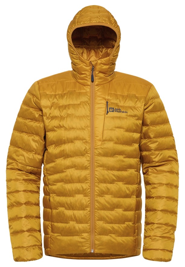 Jack Wolfskin Passamani Hoody Donsjas Heren Geel | 10146659