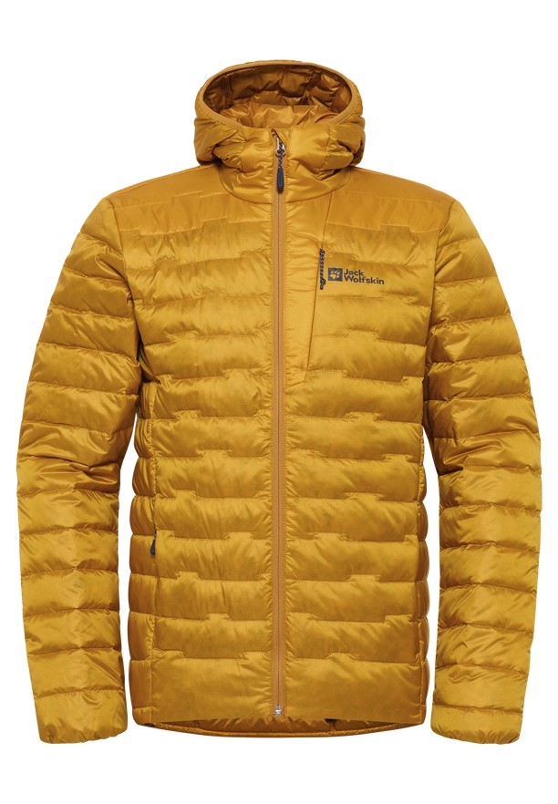 Jack Wolfskin Passamani Hoody Donsjas Heren Geel | 10146659