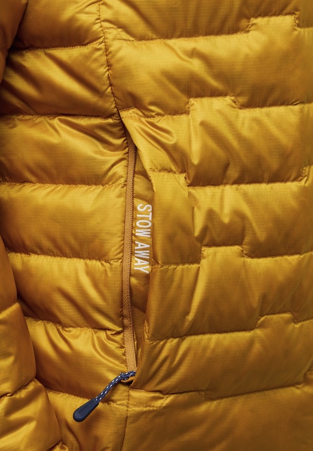 Jack Wolfskin Passamani Hoody Donsjas Heren Geel | 10146659