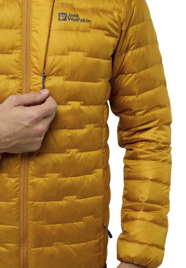 Jack Wolfskin Passamani Hoody Donsjas Heren Geel | 10146659