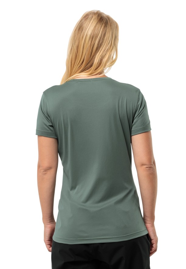 Jack Wolfskin Peak Graphic T-shirts Dames Groen | 53791212
