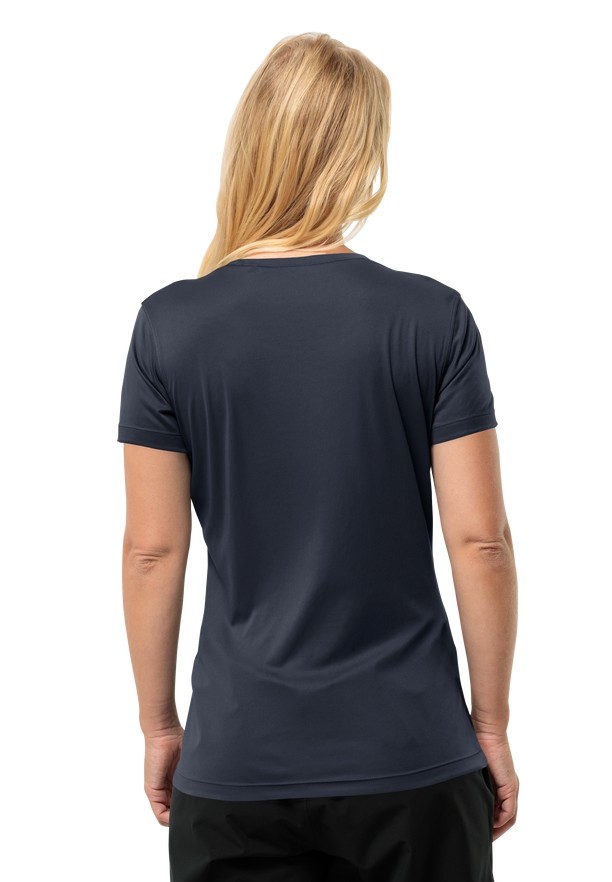 Jack Wolfskin Peak Graphic T-shirts Dames Donkerblauw | 79272523