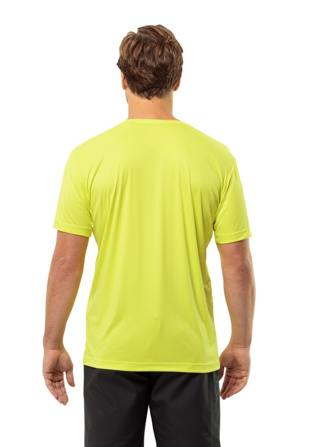 Jack Wolfskin Peak Graphic T-shirts Heren Geel | 89786848